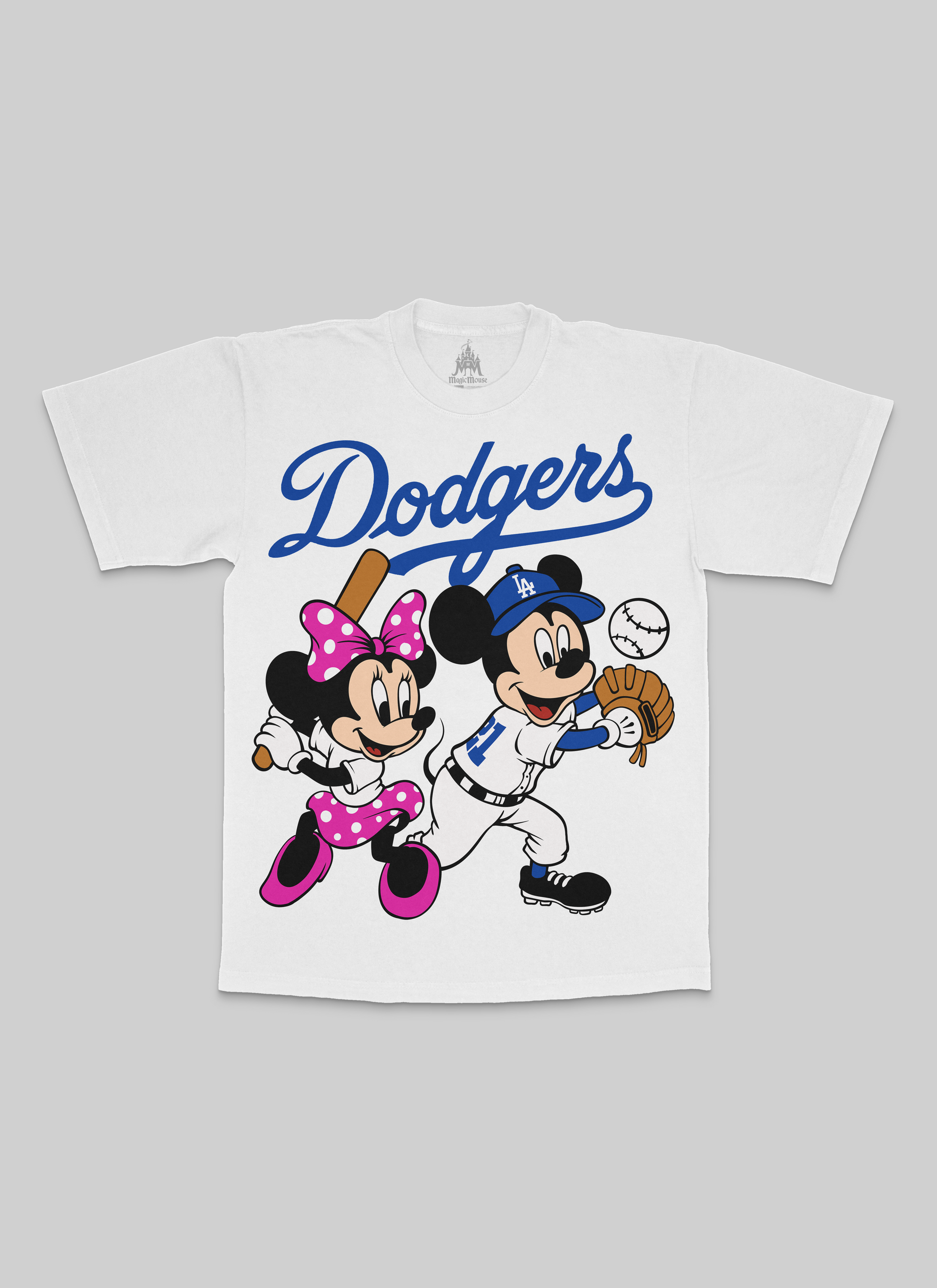 DODGERS M&M TEE - WHITE