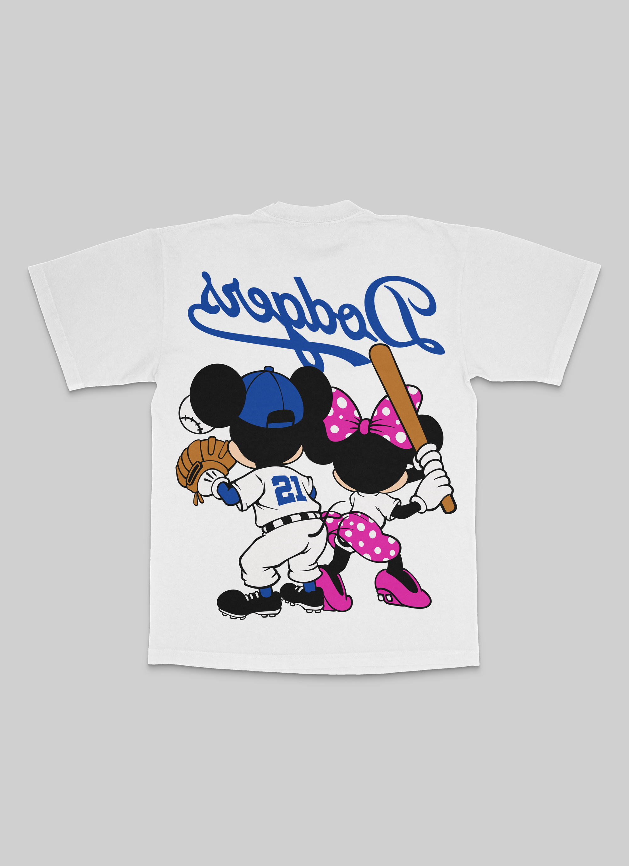 DODGERS M&M TEE - WHITE